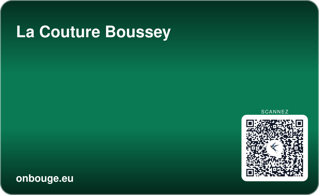 La Couture-Boussey — carte OnBouge avec QR code